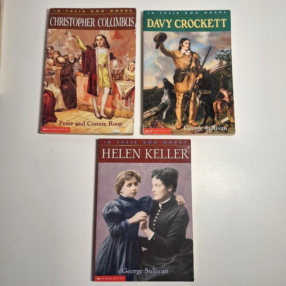 In Their Own Words Biographies Scholastic 7 Chapter Book Lot Revere Franklin - Picture 6 of 10